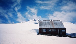 Otto Meiling refuge in Andes mountains