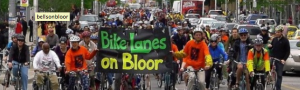 Bike lanes on Bloor