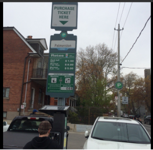 Parking behind stores at Bloor & Palmerston ... $8 for 11 hours