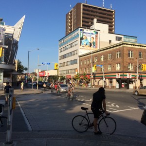 Spadina Rd at Bloor St. in Sept. 2017.
